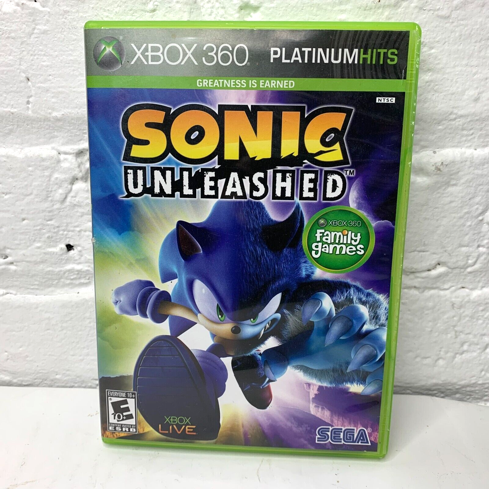 Sonic Unleashed Platinum Hits XBOX 360 FREE Shipping