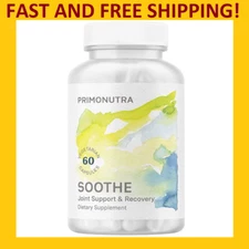 PrimoNutra SOOTHE Joint Support Supplement 60 Capsules - 2 per serving B11