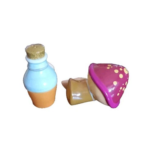 Treasure Craft Disney Alice in Wonderland Salt & Pepper Shaker Nibble Drink Me - Picture 5 of 8