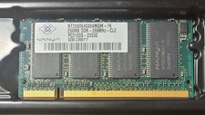 Set of 1 Nanya NT256D64S88AMGM-7K 256MB DDR PC2100S Random Access Memory RAM