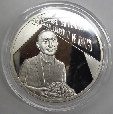 Turkey 20 Lira 2018  Silver Proof  ''Turkish Theater - Ismail Hakki Dümbüllü''