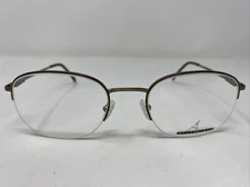 Blueprints BP 4 OLIVE 55-21-145 Olive Brown Metal Half Rim Eyeglasses Frame SO95