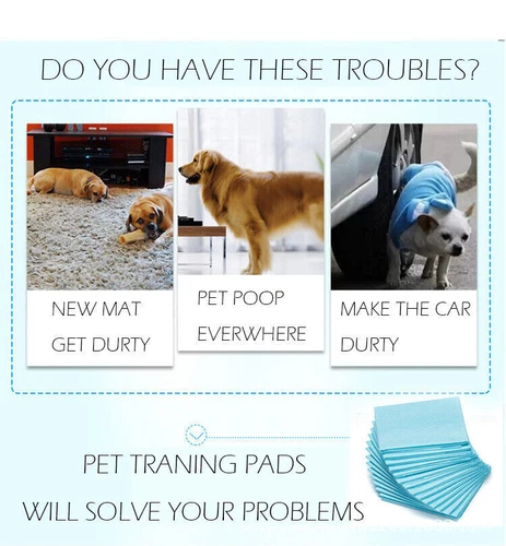 60x90cm 60x60cm XL/L Puppy Dog Training Pads Pet Toilet Pee Pads Mat Absorbent - Picture 5 of 22