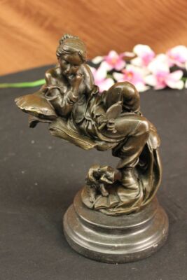 Original Milo Self Admiring Beauty Bronze Sculpture Art Statue Figurine Artwork