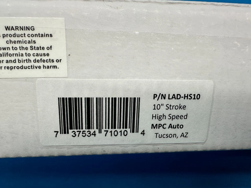 MPC Auto 10" Stroke 12Volts 45lbs Load High Speed Linear Actuator LAD-HS10 - Image 2 of 4