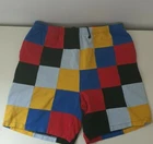 FW18 Supreme Patchwork Pique Red/Yellow/Blue short XL shorts sweatshort