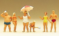 Figuren Preiser H0 (10283): Familie Krause Am Strand
