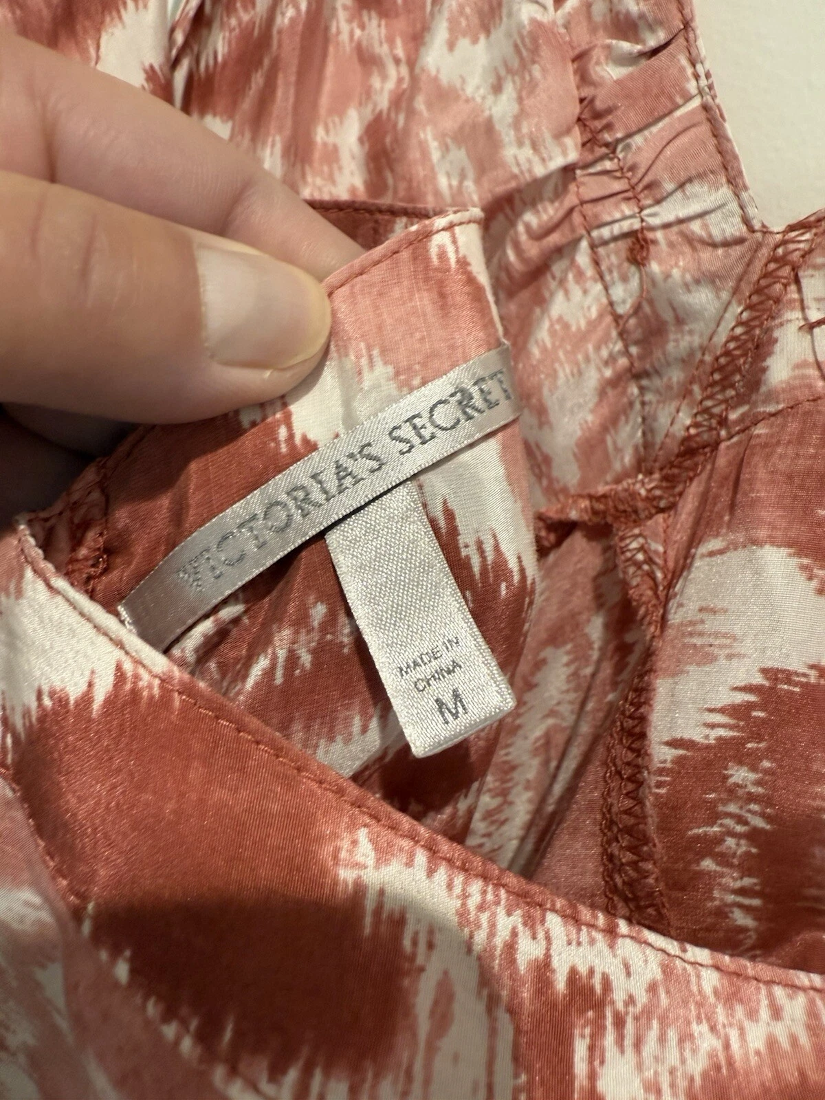 UNDERCOVER Abito Victoria’s Secret maxi seta cotone floreale taglio basso schiena taglia media