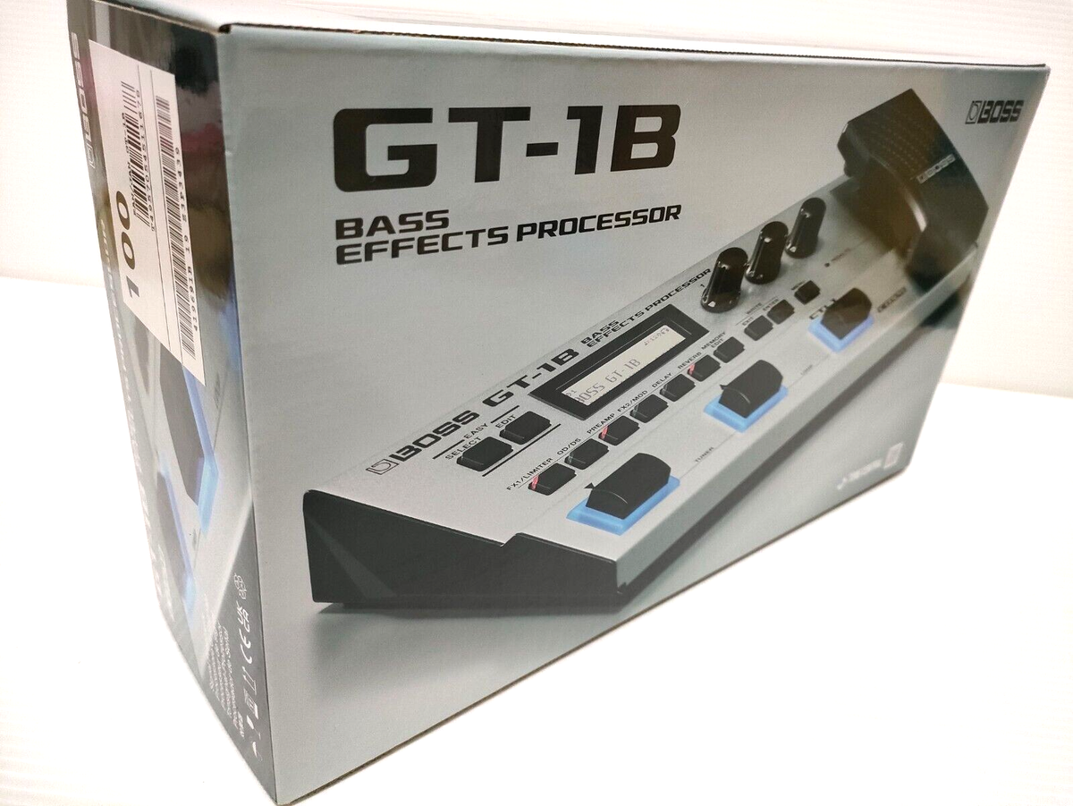 Boss GT-1B Bass Effects Processor Guitar Pedal Silver Brand W305 x