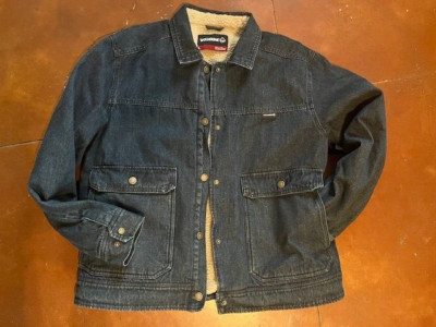 NEW Wolverine Men's Logger Canvas Jacket Dark Denim, MEN'S LARGE