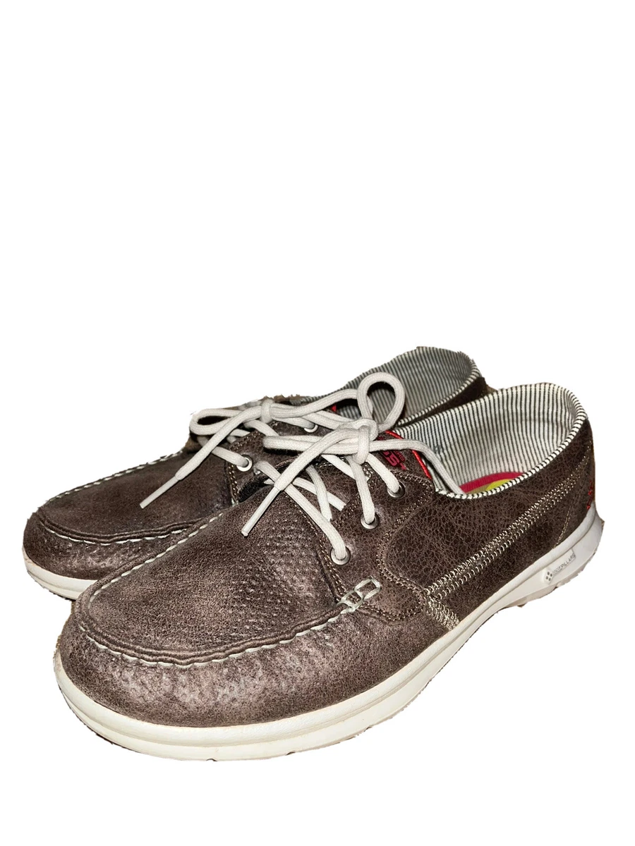 orar Extraordinario Perjudicial Skechers Goga Max Go Step Shore Boat Shoe Sneaker Brown Women&#039;s 8.5  Comfort | eBay