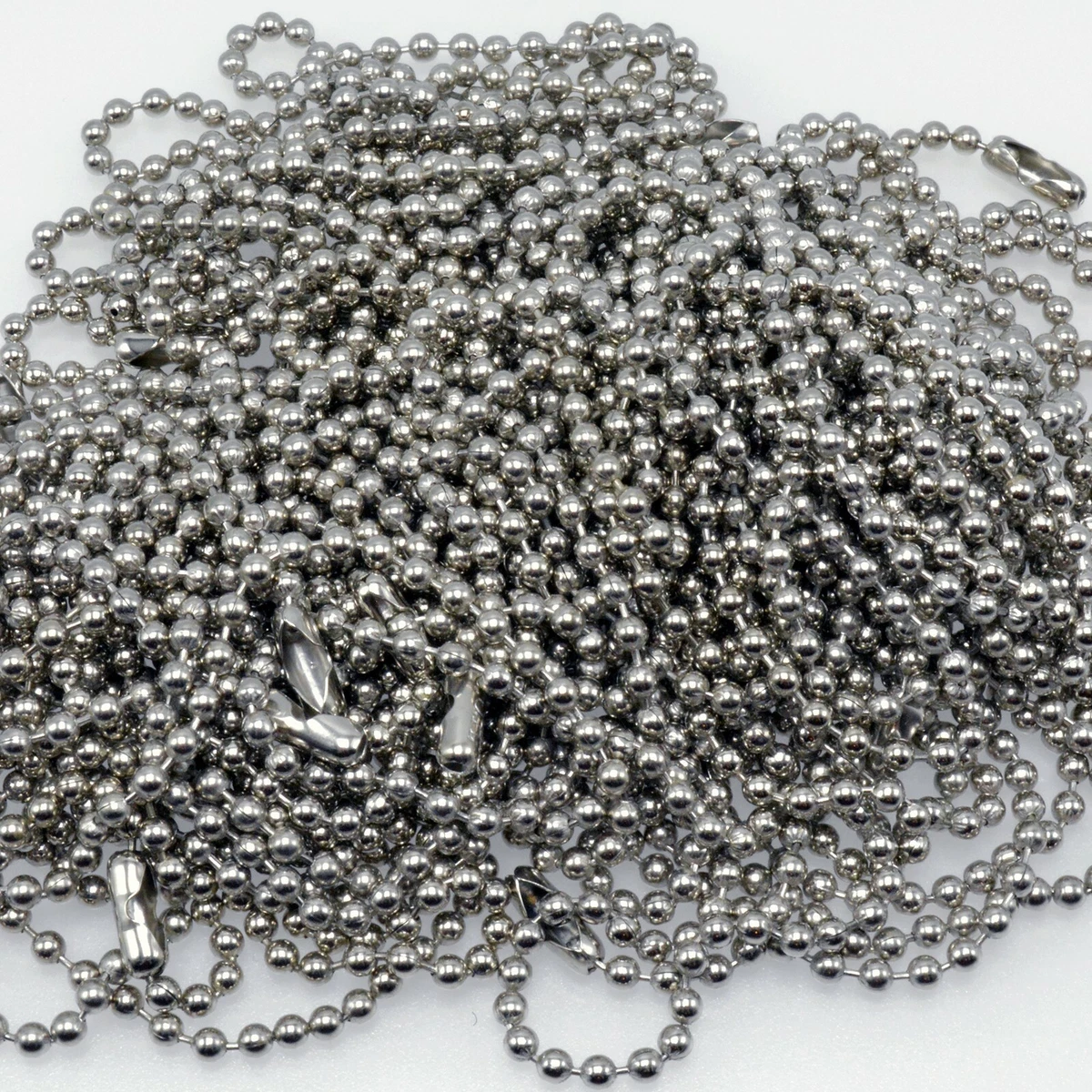 Stainless Steel 22 Inch 2mm Ball Neck Chain Necklace -3290