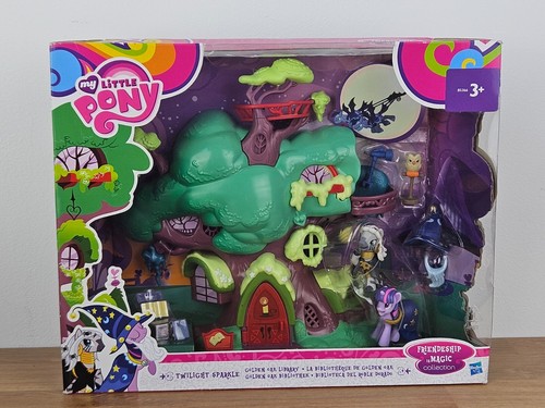 MY LITTLE PONY TWILIGHT SPARKLE GOLDEN OAK LIBRARY SET- slight Damaged Package - Afbeelding 1 van 20
