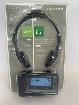 New DELPHI Roady2 Personal Audio System For Sirius XM Satellite Radio- SA10109