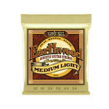 Ernie Ball P02003 Earthwood 80/20 Bronze Acoustic Guitar Strings, Medium Light -