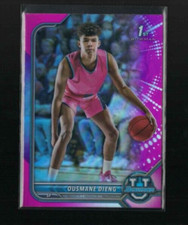 2021-22 Bowman University #9 Ousmane Dieng 1st Chrome Pink Refractor OKC Thunder