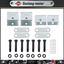 New For Double Eye Springs Single Axle Suspension Trailer Leaf Spring Hanger Kit