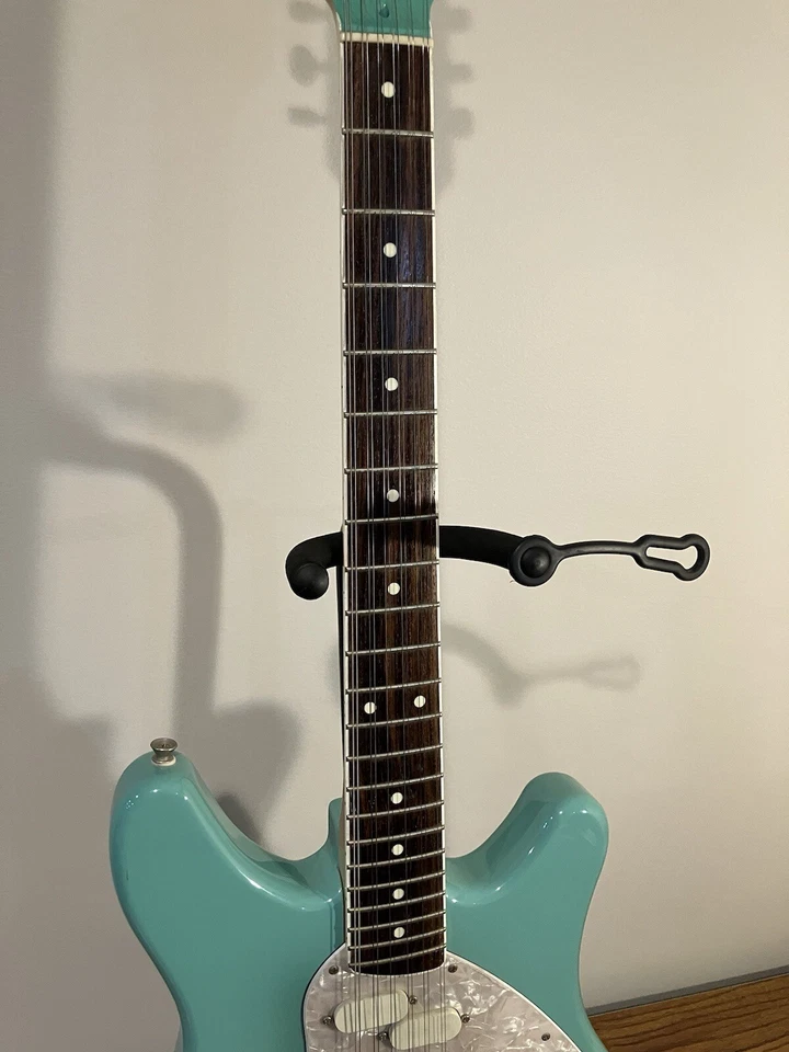 De colección Fender Squier Venus 12 Cuerdas Espuma de Mar Verde con Estuche Foto 4 de 4