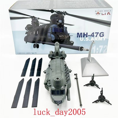 #ad #ad WLTK US Army CH 47G Chinook Military Transport Helicopter 1 72 Diecast Model $78.99