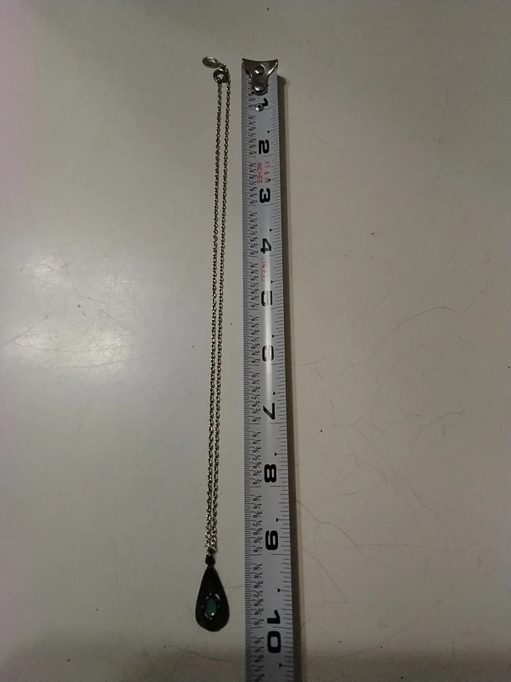 Park Lane металл с искусственной бирюзой Neclace 9" - Изображение 2 из 4