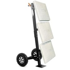 Softball Baseball Base Cart with Wheels Base Caddy for Female Anchor, Black 