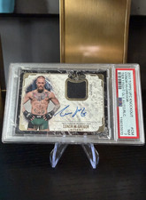 2017 Topps UFC Knockout Conor McGregor Tier 1 Fight Glove Relic Auto 5/10