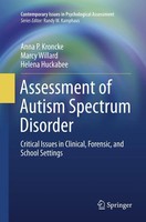 Anna P. Kroncke (U. A.) | Assessment Of Autism Spectrum Disorder | Taschenbuch