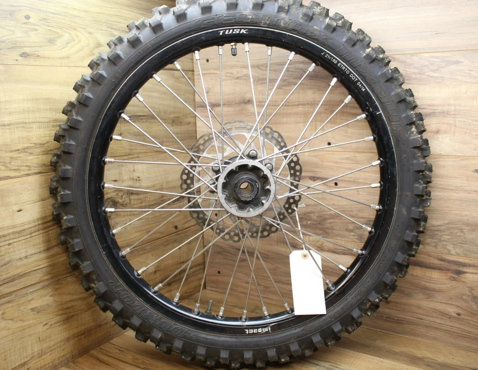 Llanta delantera y trasera con neumáticos 10-13 2011 11 Honda CRF250 R CRF 250 Tusk Foto 2 de 4