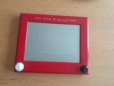Vintage Retro Magic Etch A Sketch Screen Working Kids Children’s Game