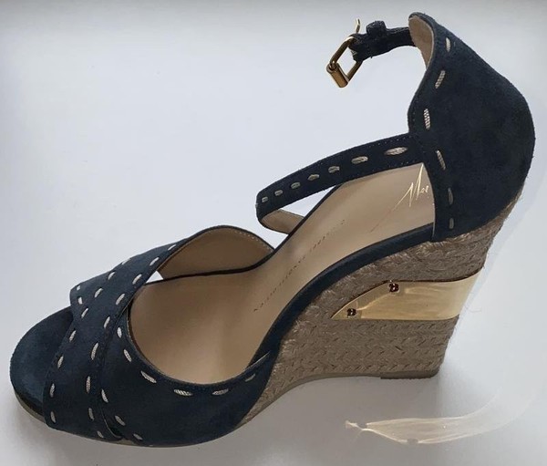 Damen Giuseppe Zanotti Heels Navy Wildleder 38