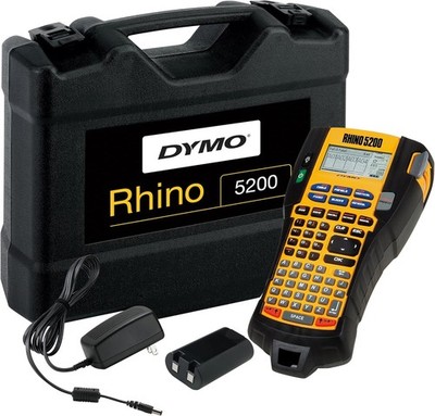 Dymo Rhino 5200 Industrie Etikettiergerät | Etikettiermaschine Kit Koffer (S0841390)
