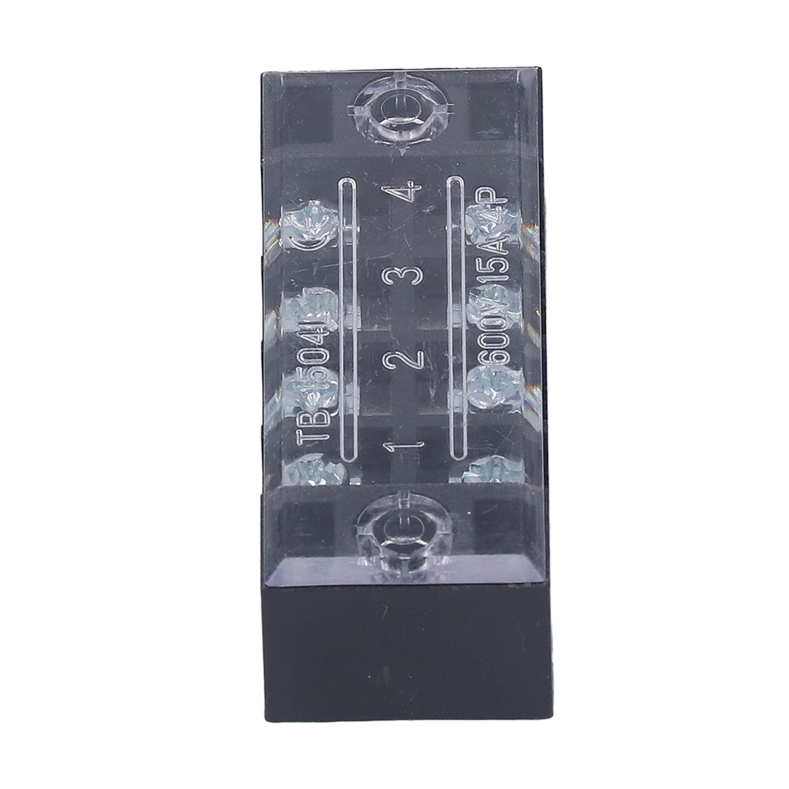 5pcs Wire Barrier Block Terminal Strip Professional TB Fixed Brass Dual Row Cove