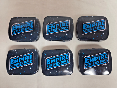 Set of 6 - Vintage 1980 Star Wars Empire Strikes Back Micro Tin