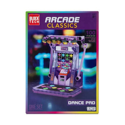 Block Tech Arcade Classics Dance Pad Building Block Set 100Pcs Collectible Toy