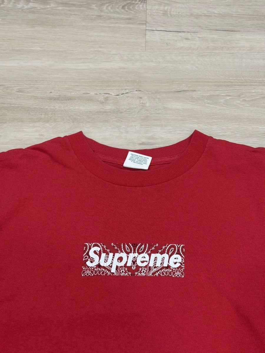 Supreme Red Box Logo In Men's T-Shirts for sale - eBay