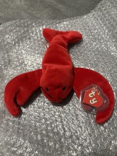 Ty Beanie Babies Baby Pinchers the lobster 2nd gen generation hang tag very rare