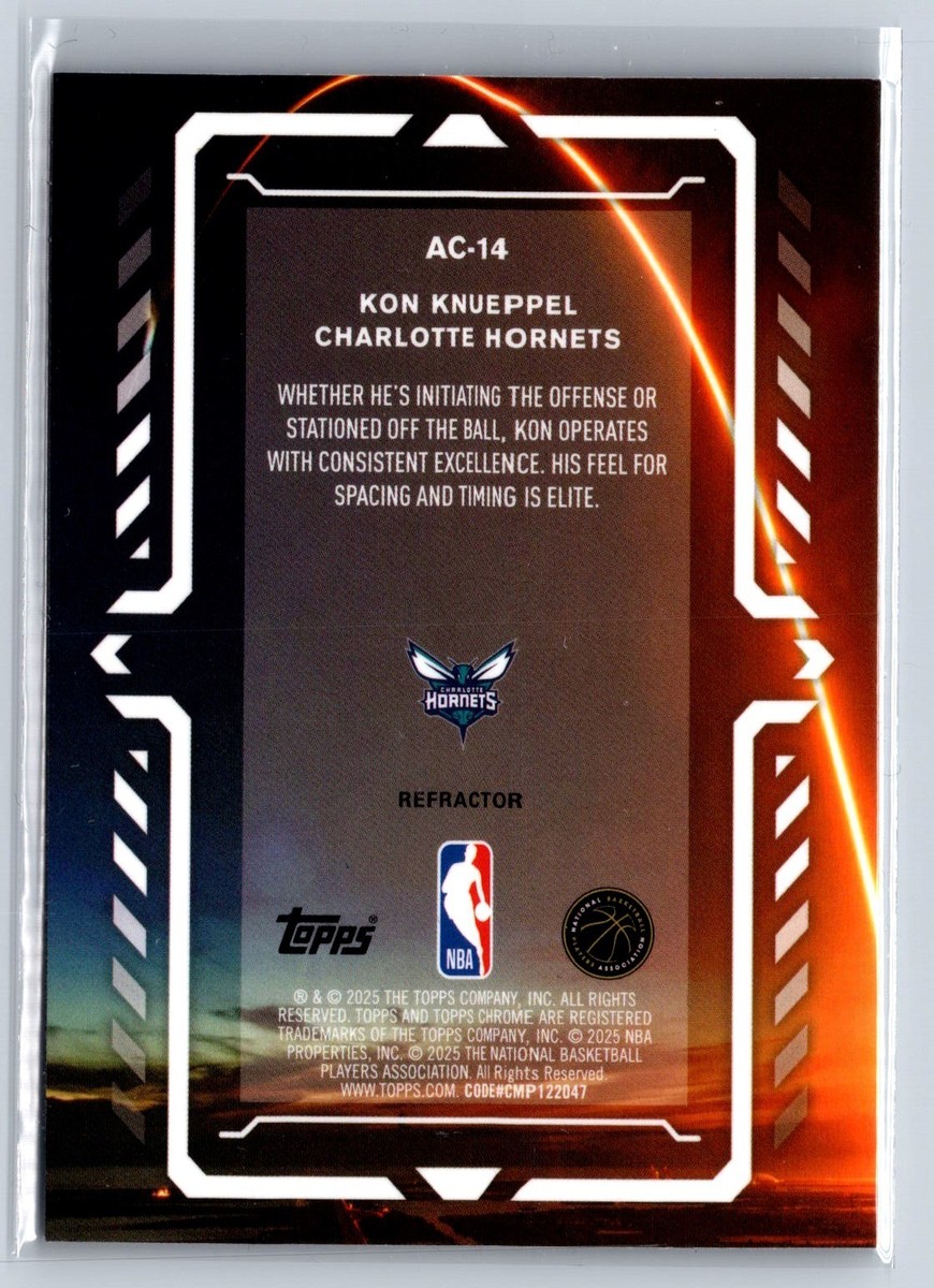 2025-26 Topps Chrome Kon Knueppel Activators (RC) REFRACTOR #AC-14
