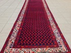 Rare Hand Knotted Tribal Badam Gul Mir Wool Area Runner Rug 9.11 x 3.5 Ft — photo 4