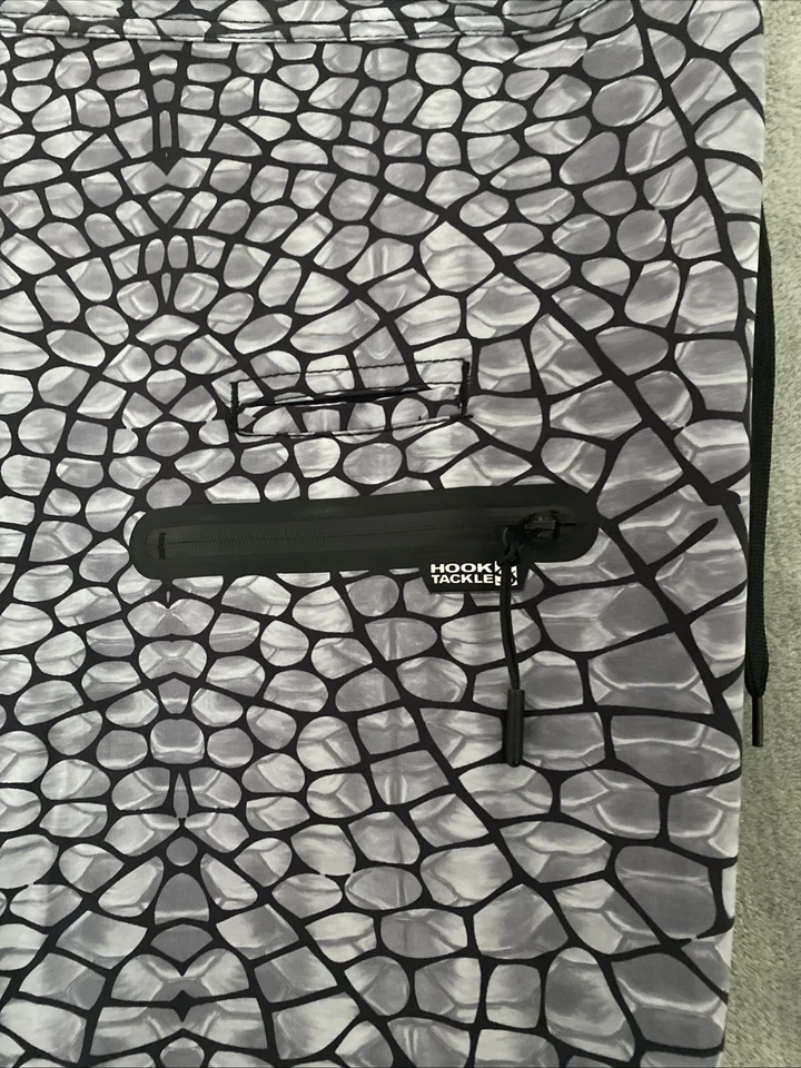 Boardshorts de pesca Hook & Tackle - Escamas de pescado - Para hombre talla 33 - Carbono - Nuevo sin etiquetas Foto 4 de 4