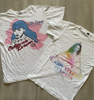 Lot Of 2 Y2K Katy Perry World Tour Tees Small And Med