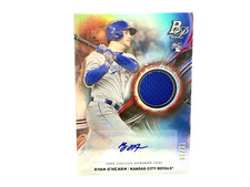 2019 Bowman Platinum Pieces Autographed Relics #PPAR-RO Ryan O'Hearn MEM 72/99