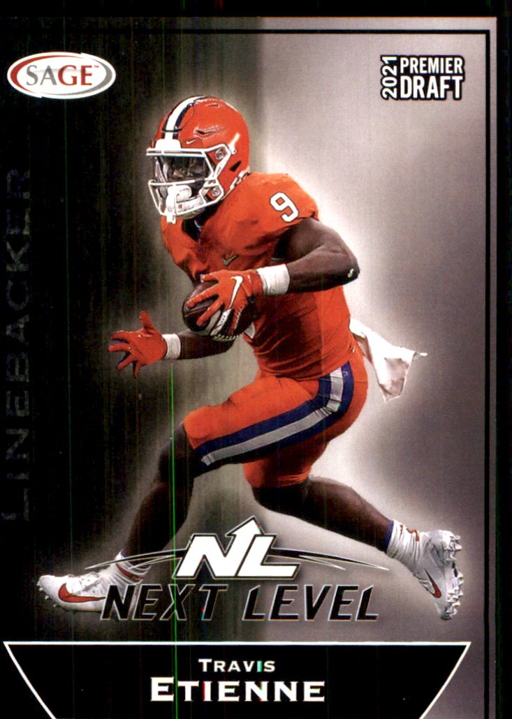 Travis Etienne Sage Hit Premier Draft #157 Base
