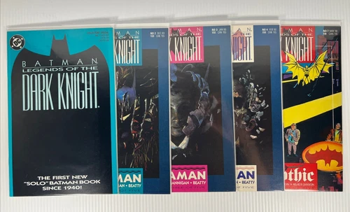 Batman: Legends of the Dark Knight #1-4, 7 DC Comics 1989 George Pratt NM