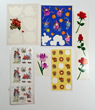Lot of 1980s-90s Vintage Stickers Mixed Theme Scrapbook Hallmark Mrs. Grossman's