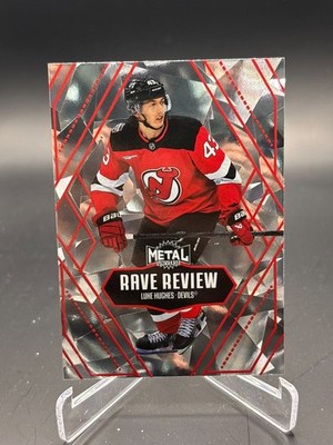 2025-26 SkyBox Metal Universe Rave Review Luke Hughes #RR-17