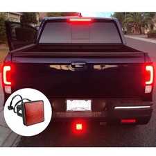 Feu de freinage d'attelage rouge compact 15 LED pour camions motos avec coque AB