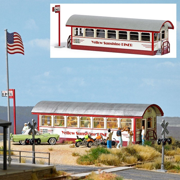 Busch 9726 - 1/87 / H0 Us Diner - New