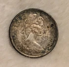 1965- Canada 25 cent - circulated Canadian quarter