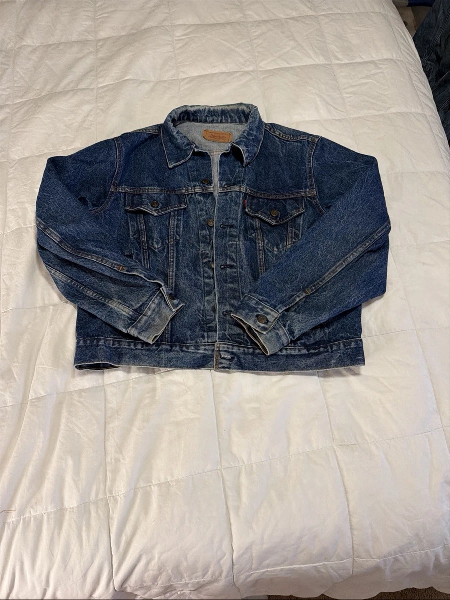vintage mens levi jean jacket products for sale | eBay
