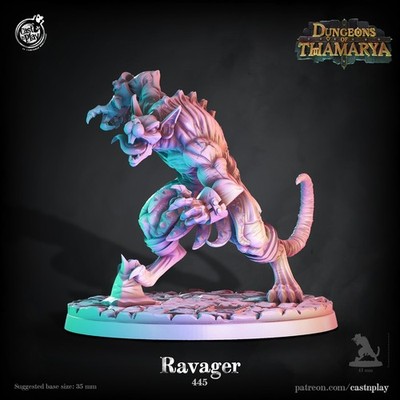 Ravager Giant Kobold Rat Abomination Fighter Monster Miniature | D&D DnD
